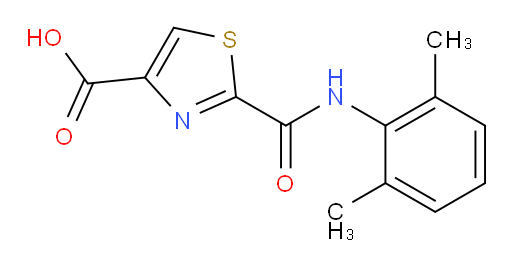 2-((2,6-dimethylphenyl)carbamoyl)thiazole-4-carboxylic acid