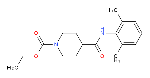 ethyl 4-((2,6-dimethylphenyl)carbamoyl)piperidine-1-carboxylate