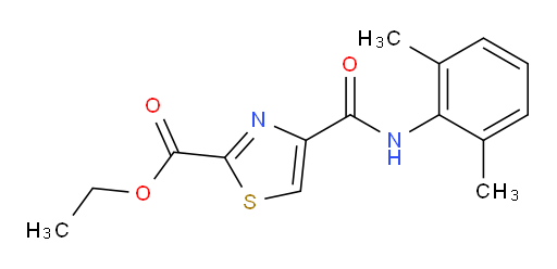 ethyl 4-((2,6-dimethylphenyl)carbamoyl)thiazole-2-carboxylate