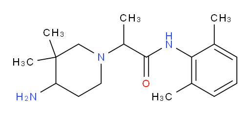 2-(4-amino-3,3-dimethylpiperidin-1-yl)-N-(2,6-dimethylphenyl)propanamide