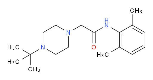 2-(4-(tert-butyl)piperazin-1-yl)-N-(2,6-dimethylphenyl)acetamide