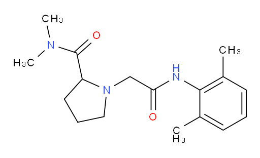 1-(2-((2,6-dimethylphenyl)amino)-2-oxoethyl)-N,N-dimethylpyrrolidine-2-carboxamide
