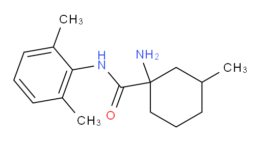 1-amino-N-(2,6-dimethylphenyl)-3-methylcyclohexanecarboxamide