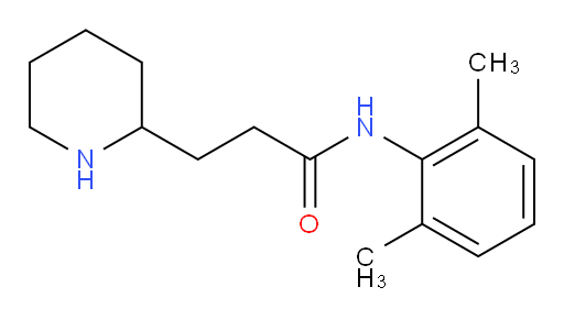 N-(2,6-dimethylphenyl)-3-(piperidin-2-yl)propanamide