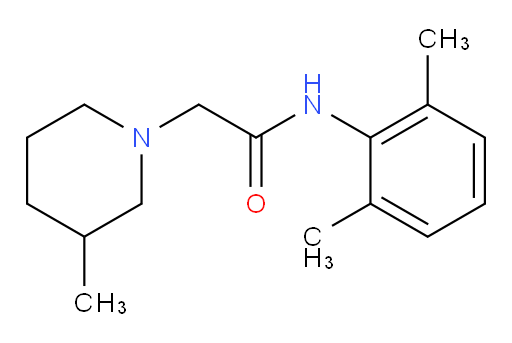 N-(2,6-dimethylphenyl)-2-(3-methylpiperidin-1-yl)acetamide
