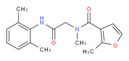 N-(2-((2,6-dimethylphenyl)amino)-2-oxoethyl)-N,2-dimethylfuran-3-carboxamide