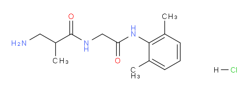 3-amino-N-(2-((2,6-dimethylphenyl)amino)-2-oxoethyl)-2-methylpropanamide hydrochloride