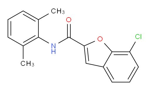 7-chloro-N-(2,6-dimethylphenyl)benzofuran-2-carboxamide