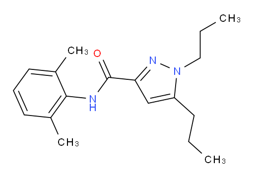 N-(2,6-dimethylphenyl)-1,5-dipropyl-1H-pyrazole-3-carboxamide