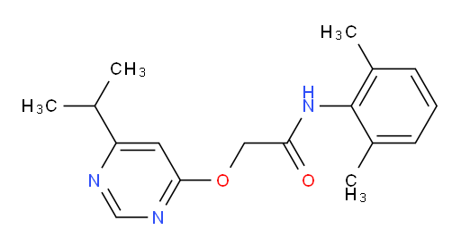 N-(2,6-dimethylphenyl)-2-((6-isopropylpyrimidin-4-yl)oxy)acetamide