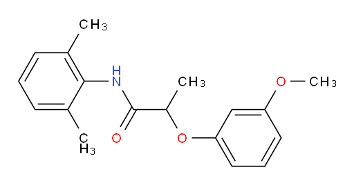 N-(2,6-dimethylphenyl)-2-(3-methoxyphenoxy)propanamide