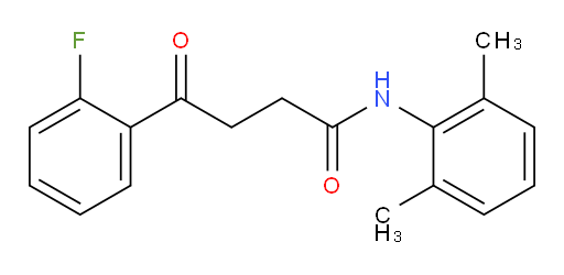 N-(2,6-dimethylphenyl)-4-(2-fluorophenyl)-4-oxobutanamide