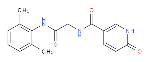 N-(2-((2,6-dimethylphenyl)amino)-2-oxoethyl)-6-oxo-1,6-dihydropyridine-3-carboxamide