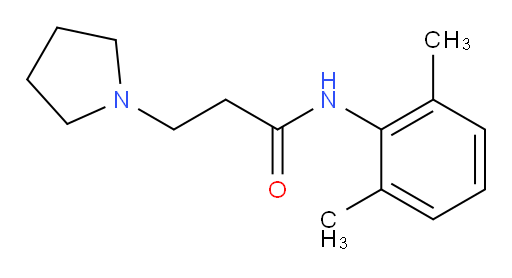 N-(2,6-dimethylphenyl)-3-(pyrrolidin-1-yl)propanamide