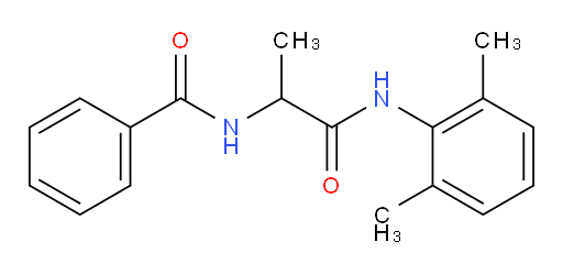 N-(1-((2,6-dimethylphenyl)amino)-1-oxopropan-2-yl)benzamide
