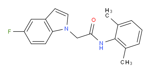 N-(2,6-dimethylphenyl)-2-(5-fluoro-1H-indol-1-yl)acetamide