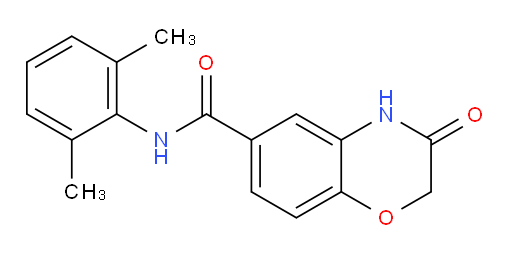 N-(2,6-dimethylphenyl)-3-oxo-3,4-dihydro-2H-benzo[b][1,4]oxazine-6-carboxamide