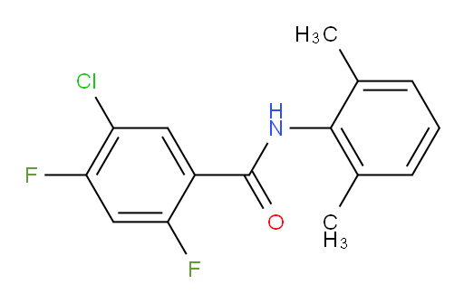 5-chloro-N-(2,6-dimethylphenyl)-2,4-difluorobenzamide