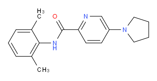 N-(2,6-dimethylphenyl)-5-(pyrrolidin-1-yl)picolinamide
