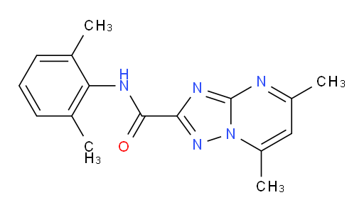 N-(2,6-dimethylphenyl)-5,7-dimethyl-[1,2,4]triazolo[1,5-a]pyrimidine-2-carboxamide
