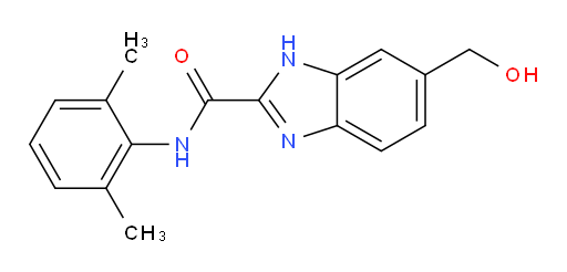 N-(2,6-dimethylphenyl)-6-(hydroxymethyl)-1H-benzo[d]imidazole-2-carboxamide