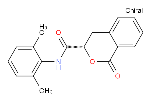 (S)-N-(2,6-dimethylphenyl)-1-oxoisochroman-3-carboxamide