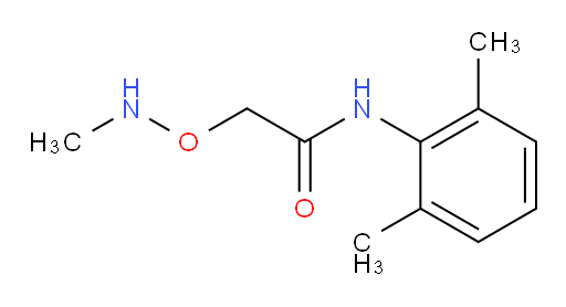 N-(2,6-dimethylphenyl)-2-((methylamino)oxy)acetamide