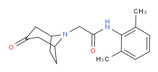 N-(2,6-dimethylphenyl)-2-(3-oxo-8-azabicyclo[3.2.1]octan-8-yl)acetamide