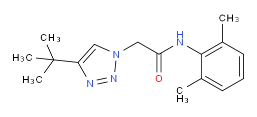 2-(4-(tert-butyl)-1H-1,2,3-triazol-1-yl)-N-(2,6-dimethylphenyl)acetamide
