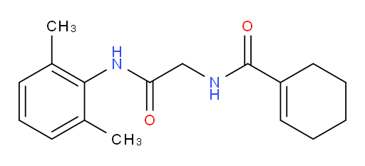 N-(2-((2,6-dimethylphenyl)amino)-2-oxoethyl)cyclohex-1-enecarboxamide