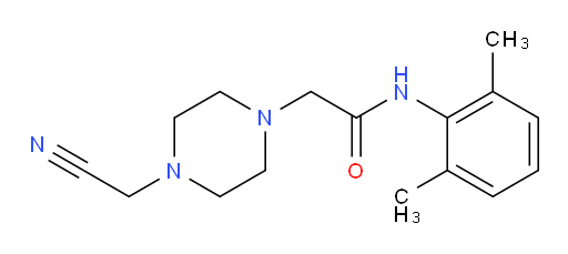 2-(4-(cyanomethyl)piperazin-1-yl)-N-(2,6-dimethylphenyl)acetamide