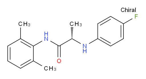 (S)-N-(2,6-dimethylphenyl)-2-((4-fluorophenyl)amino)propanamide