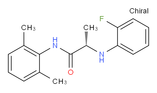 (S)-N-(2,6-dimethylphenyl)-2-((2-fluorophenyl)amino)propanamide