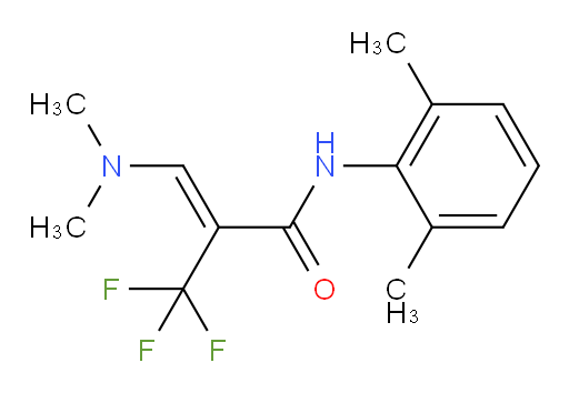 (Z)-3-(dimethylamino)-N-(2,6-dimethylphenyl)-2-(trifluoromethyl)acrylamide