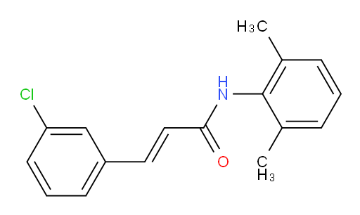 (E)-3-(3-chlorophenyl)-N-(2,6-dimethylphenyl)acrylamide