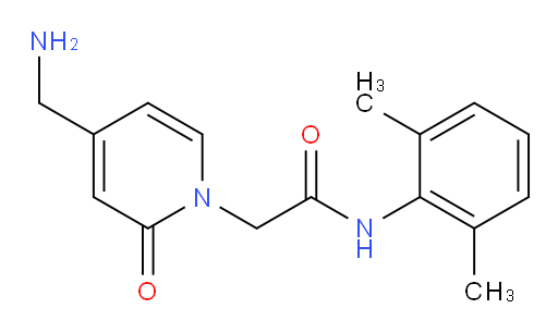 2-(4-(aminomethyl)-2-oxopyridin-1(2H)-yl)-N-(2,6-dimethylphenyl)acetamide