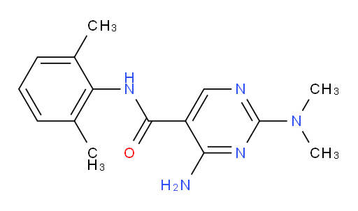 4-amino-2-(dimethylamino)-N-(2,6-dimethylphenyl)pyrimidine-5-carboxamide
