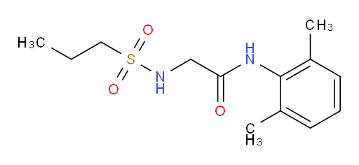 N-(2,6-dimethylphenyl)-2-(propylsulfonamido)acetamide