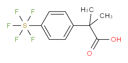 2-(4-(pentafluoromercapto)phenyl)-2-methylpropanoic acid