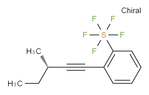 [2-[(3S)-3-methyl-1-pentyn-1-yl]phenyl]sulfur pentafluoride