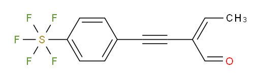 (Z)-2-((4-(pentafluoromercapto)phenyl)ethynyl)but-2-enal