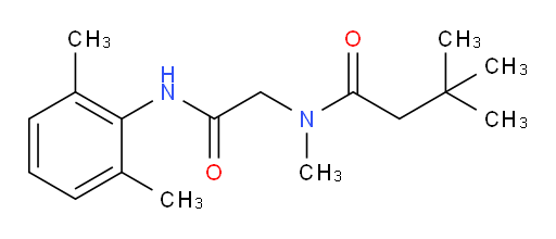 N-(2-((2,6-dimethylphenyl)amino)-2-oxoethyl)-N,3,3-trimethylbutanamide