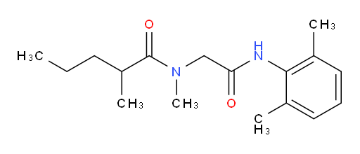 N-(2-((2,6-dimethylphenyl)amino)-2-oxoethyl)-N,2-dimethylpentanamide