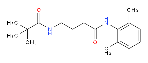 N-(2,6-dimethylphenyl)-4-pivalamidobutanamide