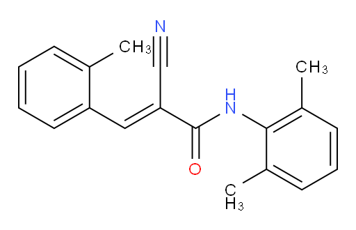 (E)-2-cyano-N-(2,6-dimethylphenyl)-3-(o-tolyl)acrylamide