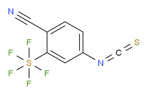 (2-Cyano-5-isothiocyanatophenyl)sulfur pentafluoride