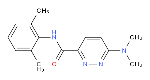 6-(dimethylamino)-N-(2,6-dimethylphenyl)pyridazine-3-carboxamide