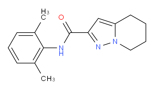 N-(2,6-dimethylphenyl)-4,5,6,7-tetrahydropyrazolo[1,5-a]pyridine-2-carboxamide