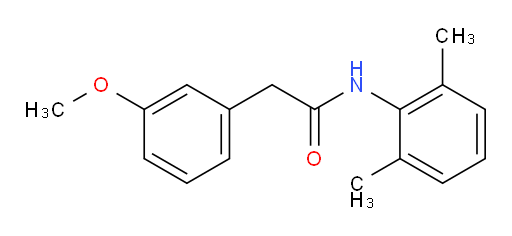 N-(2,6-dimethylphenyl)-2-(3-methoxyphenyl)acetamide