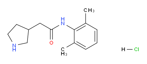 N-(2,6-dimethylphenyl)-2-(pyrrolidin-3-yl)acetamide hydrochloride